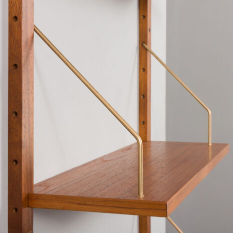 24113 Set of 6 mid century teak upcycled 60cm wide Danish shelves-6 24113 Set of 6 mid century teak upcycled 60cm wide Danish shelves-6