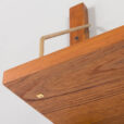 24113 Set of 6 mid century teak upcycled 60cm wide Danish shelves-7