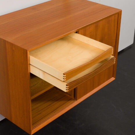 24142 Poul Cadovius one bay teak wall unit-15 24142 Poul Cadovius one bay teak wall unit-15