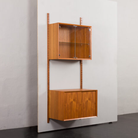 24142 Poul Cadovius one bay teak wall unit-3 24142 Poul Cadovius one bay teak wall unit-3
