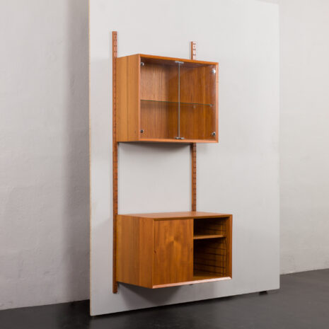 24142 Poul Cadovius one bay teak wall unit-5 24142 Poul Cadovius one bay teak wall unit-5