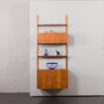 24145 one bay teak wall unit-1