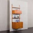 24145 one bay teak wall unit-2
