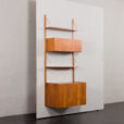 24145 one bay teak wall unit-3