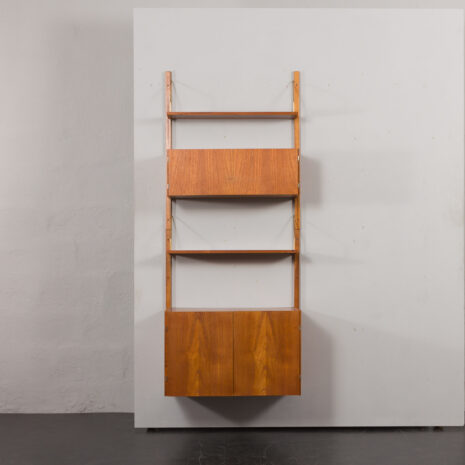 24145 one bay teak wall unit-6 24145 one bay teak wall unit-6