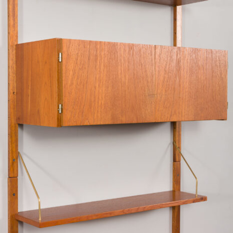 24145 one bay teak wall unit-8 24145 one bay teak wall unit-8