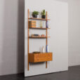 24152 Cadovius style entry teak wall unit-2
