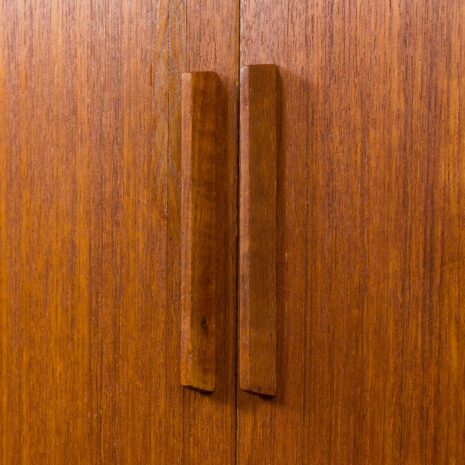 24177 Kai Kristiansen upcycled two bay teak wall unit with desk-10 24177 Kai Kristiansen upcycled two bay teak wall unit with desk-10