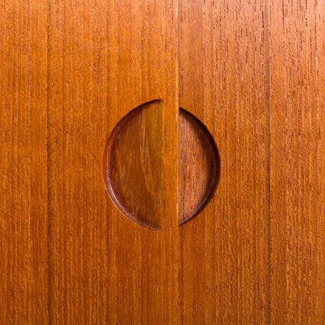 24190 Poul Cadovius two bay teak wall unit-14 24190 Poul Cadovius two bay teak wall unit-14