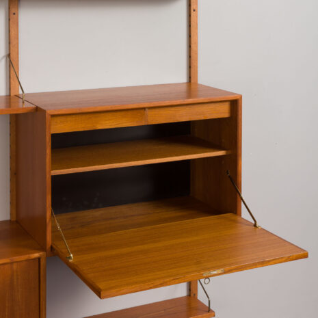 24190 Poul Cadovius two bay teak wall unit-19 24190 Poul Cadovius two bay teak wall unit-19