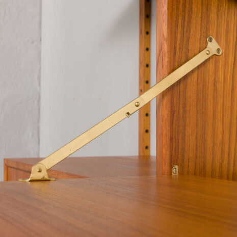 24190 Poul Cadovius two bay teak wall unit-22 24190 Poul Cadovius two bay teak wall unit-22