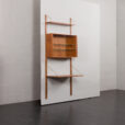 24191 Poul Cadovius one bay teak wall unit-3