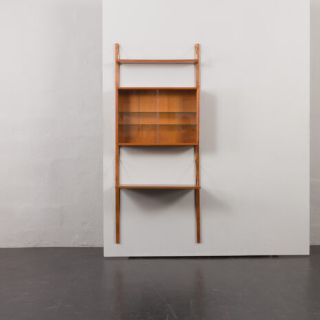 24191 Poul Cadovius one bay teak wall unit-6 24191 Poul Cadovius one bay teak wall unit-6