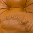 24228 Italian Brusneli pair of leather armchairs, 1970s-17