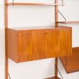 23265 two bay teak wall unit-13
