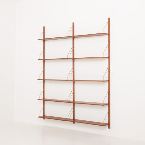 23382 Set of 10 Danish teak vintage shelves, mid century bookcase in Poul Cadovius style, 1960s-3 23382 Set of 10 Danish teak vintage shelves, mid century bookcase in Poul Cadovius style, 1960s-3