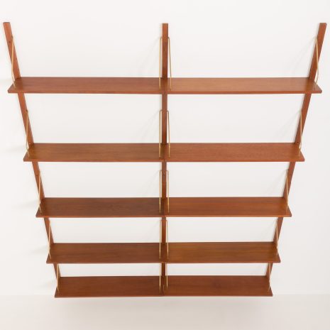23382 Set of 10 Danish teak vintage shelves, mid century bookcase in Poul Cadovius style, 1960s-5 23382 Set of 10 Danish teak vintage shelves, mid century bookcase in Poul Cadovius style, 1960s-5
