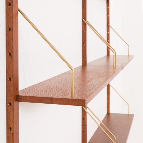 23382 Set of 10 Danish teak vintage shelves, mid century bookcase in Poul Cadovius style, 1960s-7 23382 Set of 10 Danish teak vintage shelves, mid century bookcase in Poul Cadovius style, 1960s-7