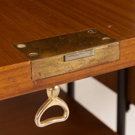 24103 Italian free standing two bay teak wall unit-12 24103 Italian free standing two bay teak wall unit-12