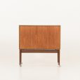 24150 Danish mid century rosewood bar cabinet with tambour door, 1960s-10