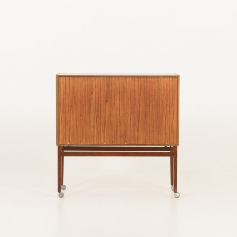 24150 Danish mid century rosewood bar cabinet with tambour door, 1960s-10 24150 Danish mid century rosewood bar cabinet with tambour door, 1960s-10
