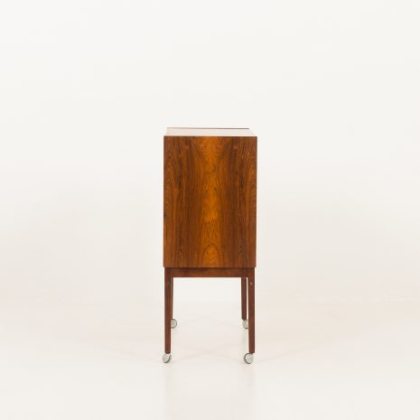 24150 Danish mid century rosewood bar cabinet with tambour door, 1960s-11 24150 Danish mid century rosewood bar cabinet with tambour door, 1960s-11