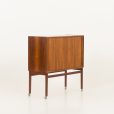 24150 Danish mid century rosewood bar cabinet with tambour door, 1960s-6