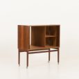 24150 Danish mid century rosewood bar cabinet with tambour door, 1960s-8