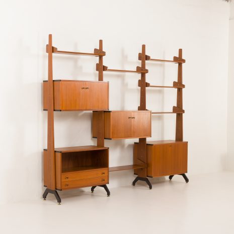 24187 Italian vintage wall unit by AV Arredamenti Moderni, 1960s-3 24187 Italian vintage wall unit by AV Arredamenti Moderni, 1960s-3
