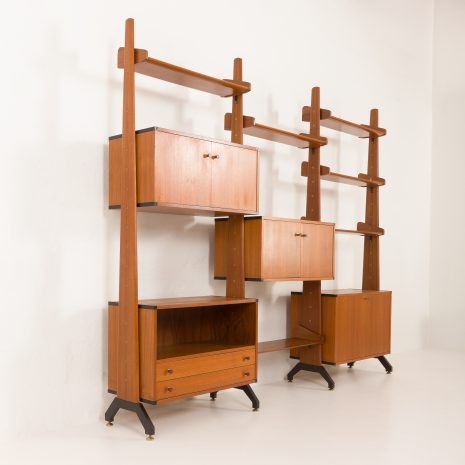 24187 Italian vintage wall unit by AV Arredamenti Moderni, 1960s-7 24187 Italian vintage wall unit by AV Arredamenti Moderni, 1960s-7