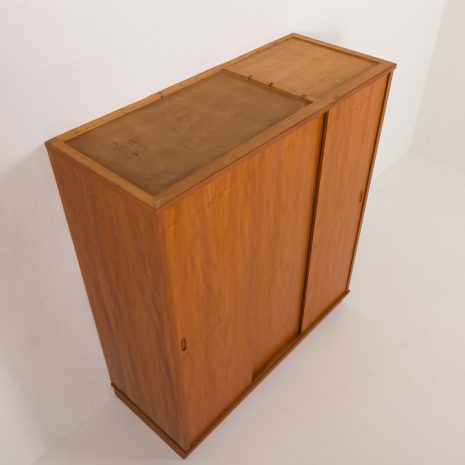 24197 Danish Mid century teak wardrobe with sliding doors, 1970s-17 24197 Danish Mid century teak wardrobe with sliding doors, 1970s-17