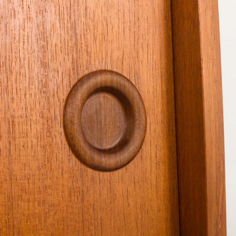 24226 Norwegian free standing two bay teak wall unit-11 24226 Norwegian free standing two bay teak wall unit-11