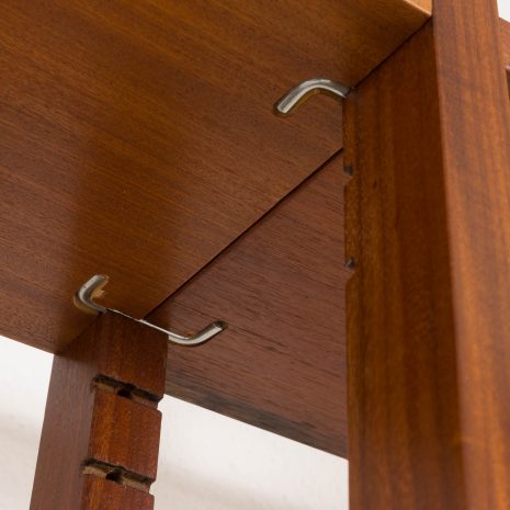 24226 Norwegian free standing two bay teak wall unit-12 24226 Norwegian free standing two bay teak wall unit-12