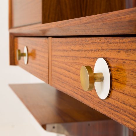 24243 Italian two bay rosewood wall unit-16 24243 Italian two bay rosewood wall unit-16