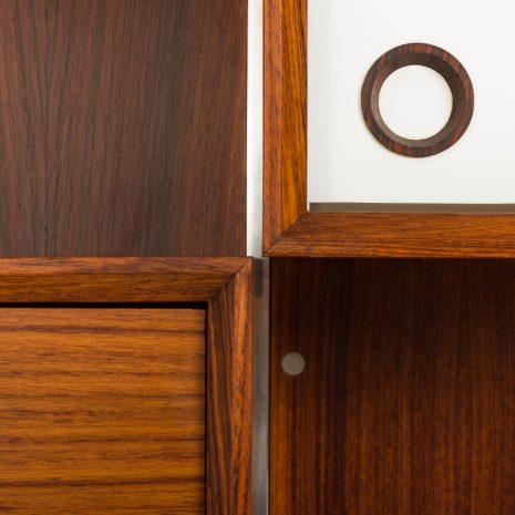 24243 Italian two bay rosewood wall unit-22 24243 Italian two bay rosewood wall unit-22