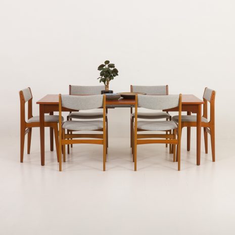 24252 Erick Buch set of 6 teak chairs-1 24252 Erick Buch set of 6 teak chairs-1