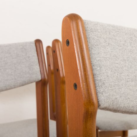 24252 Erick Buch set of 6 teak chairs-6 24252 Erick Buch set of 6 teak chairs-6