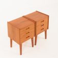 24258 Pair of teak nightstands-16