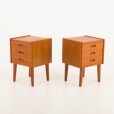24258 Pair of teak nightstands-4