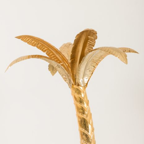 24259 Mid century modern decorative solid brass palm in the style of Mison Jensen, France 1970s-4 24259 Mid century modern decorative solid brass palm in the style of Mison Jensen, France 1970s-4