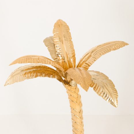 24259 Mid century modern decorative solid brass palm in the style of Mison Jensen, France 1970s-6 24259 Mid century modern decorative solid brass palm in the style of Mison Jensen, France 1970s-6