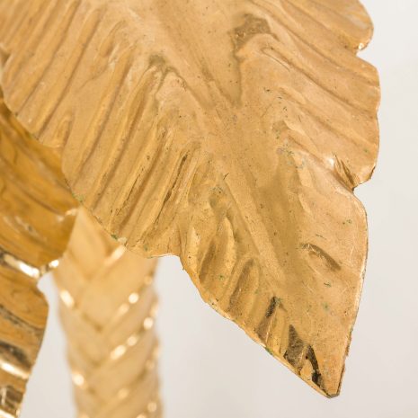 24259 Mid century modern decorative solid brass palm in the style of Mison Jensen, France 1970s-9 24259 Mid century modern decorative solid brass palm in the style of Mison Jensen, France 1970s-9