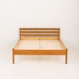 24273 Danish mid century oak double bed by Hans Wegner for RY Mobler, 1970s-6