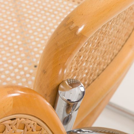 24284 Set of four Italian vitnage Cesca chairs by Marcel Breuer, 1970s-11 24284 Set of four Italian vitnage Cesca chairs by Marcel Breuer, 1970s-11