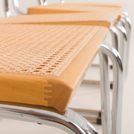 24284 Set of four Italian vitnage Cesca chairs by Marcel Breuer, 1970s-15 24284 Set of four Italian vitnage Cesca chairs by Marcel Breuer, 1970s-15