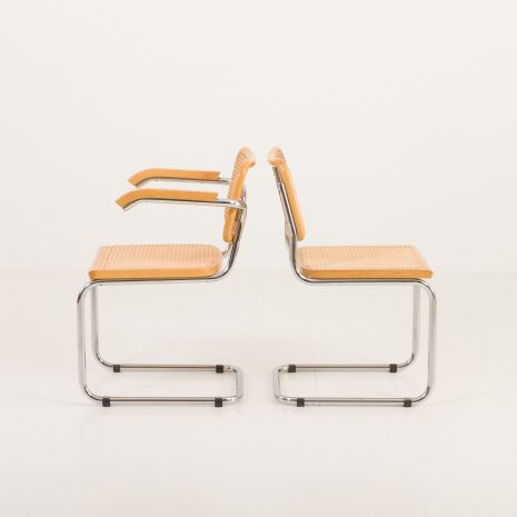 24284 Set of four Italian vitnage Cesca chairs by Marcel Breuer, 1970s-3 24284 Set of four Italian vitnage Cesca chairs by Marcel Breuer, 1970s-3