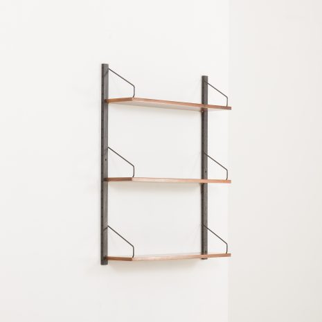 23089 Set of 3 Poul Cadovius vintage walnut shelves, Denmark , 1960s-3 23089 Set of 3 Poul Cadovius vintage walnut shelves, Denmark , 1960s-3