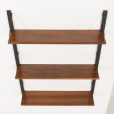 23089 Set of 3 Poul Cadovius vintage walnut shelves, Denmark , 1960s-5
