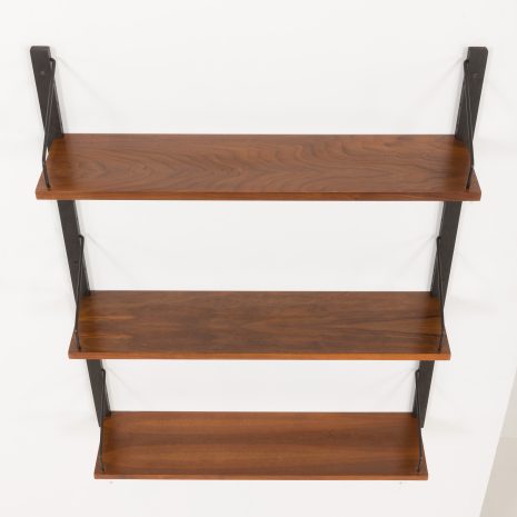 23089 Set of 3 Poul Cadovius vintage walnut shelves, Denmark , 1960s-5 23089 Set of 3 Poul Cadovius vintage walnut shelves, Denmark , 1960s-5