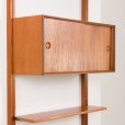 23364 one bay teak wall unit Sven Andersen-11